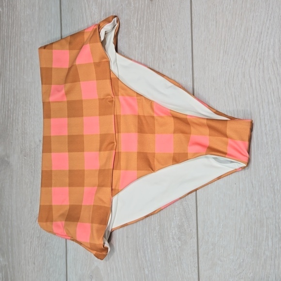 NEW L Space x Seaesta Seaside Gingham Women Buttom swim sz XS - Picture 8 of 8